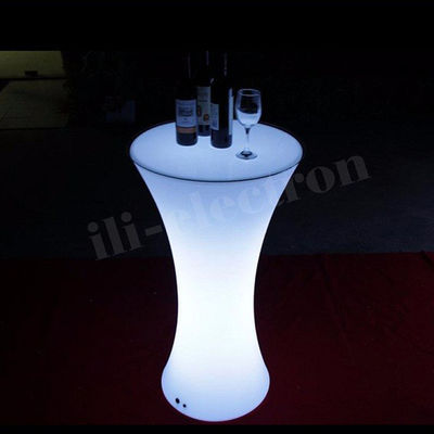 Table à cocktail en plastique éclairé