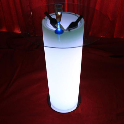 Table de glaçage en plastique pour les fêtes de finition en verre led