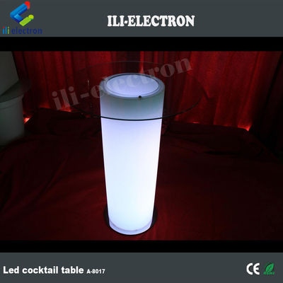 Table de glaçage en plastique pour les fêtes de finition en verre led