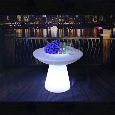 Table lumineuse à LED en plastique à commande à distance