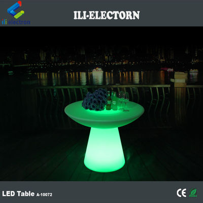 Table lumineuse à LED en plastique à commande à distance