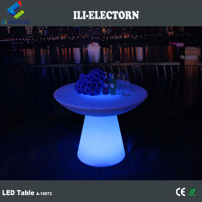 Table lumineuse à LED en plastique à commande à distance