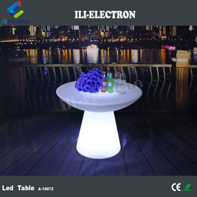 Table lumineuse à LED en plastique à commande à distance