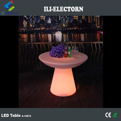 Table lumineuse à LED en plastique à commande à distance