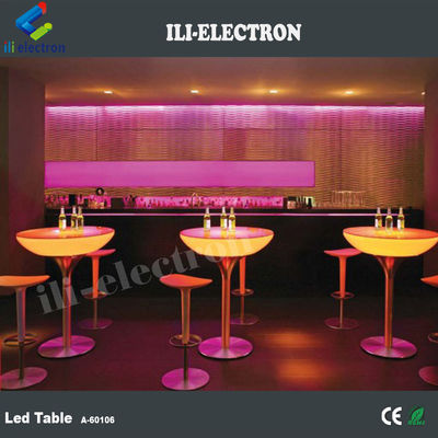 Vente à chaud offre directe d'usine de moulage rotatif en plastique LED table à barres en acier inoxydable