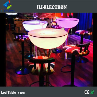 Vente à chaud offre directe d'usine de moulage rotatif en plastique LED table à barres en acier inoxydable