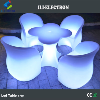 Tables à barres lumineuses à LED à batterie rechargeable