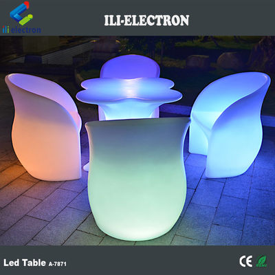 Tables à barres lumineuses à LED à batterie rechargeable