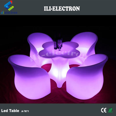 Tables à barres lumineuses à LED à batterie rechargeable
