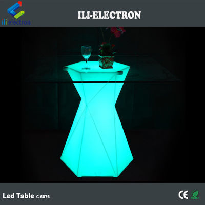 Meubles en plastique à lumière LED commandes à distance infrarades pour événements en plein air