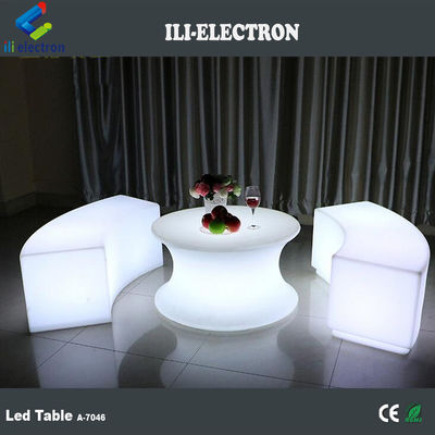 Tables à bar à LED étanches rechargeables avec commande tactile