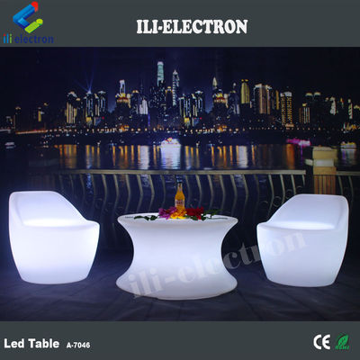 Tables à bar à LED étanches rechargeables avec commande tactile