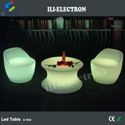 Tables à bar à LED étanches rechargeables avec commande tactile