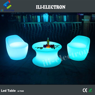 Tables à bar à LED étanches rechargeables avec commande tactile