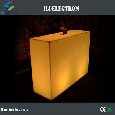Commercial Compteur de barres lumineuses LED, Table de lumière LED rectangulaire étanche