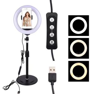 8&quot; 10&quot; 12&quot; Kit de studio de photographie Lumières à l'anneau LED Lumières à l'anneau 1200 LM