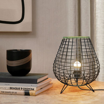 Lampe de rotin moderne de style chinois pour chambre à coucher