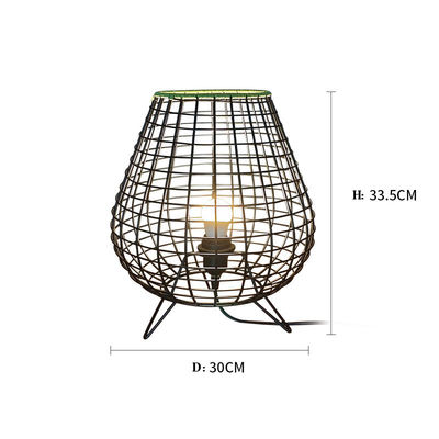 Lampe de rotin moderne de style chinois pour chambre à coucher