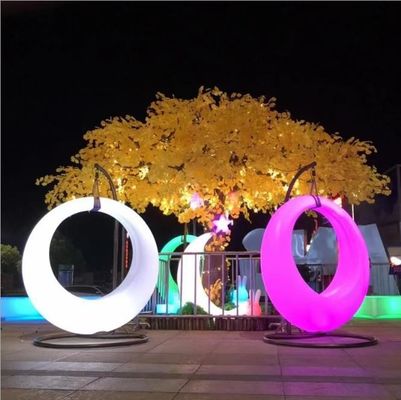 Éclairage de chaise à bascule suspendue colorée