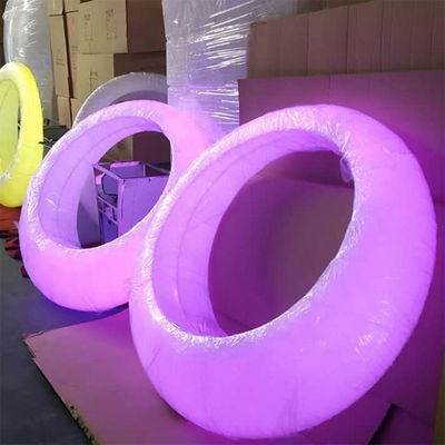 Éclairage de chaise à bascule suspendue colorée