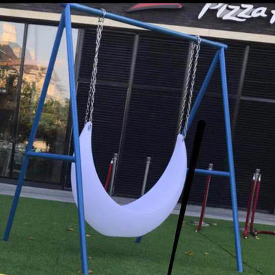 Décoration de l'événement en plastique lumineux à LED balançoire de lune