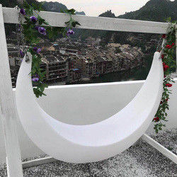 Décoration de l'événement en plastique lumineux à LED balançoire de lune