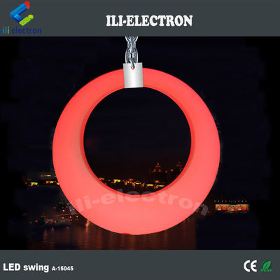 balançoire à LED en plastique extérieur