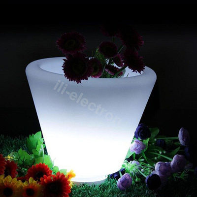 Contrôle sans fil LED Seau de glace Portable Couleur changeante Illuminé