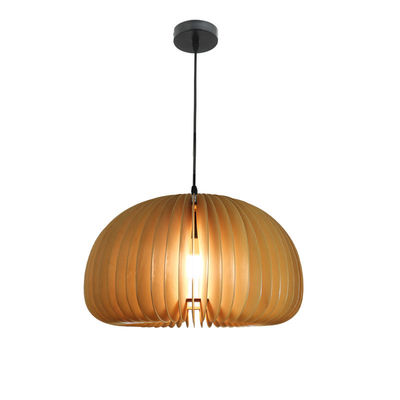 Lampe suspendue de lustre en bois pour salle à manger