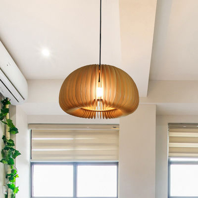 Lampe suspendue de lustre en bois pour salle à manger