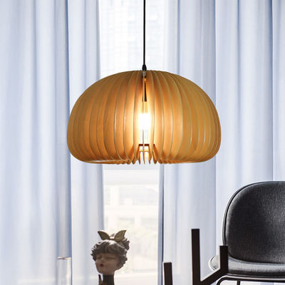 Lampe suspendue de lustre en bois pour salle à manger