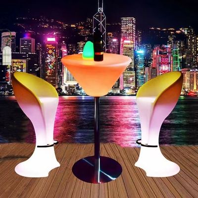 Tableau de cocktail LED lumineux en plastique PE pour les boîtes de nuit
