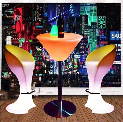 Tableau de cocktail LED lumineux en plastique PE pour les boîtes de nuit