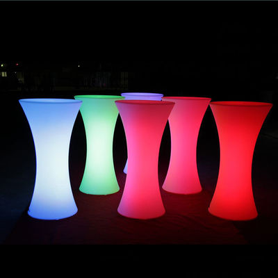 Table à cocktails LED pour événement Fête de mariage Bar Club Pub Méthode d'expédition par mer