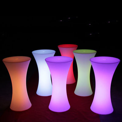 Table à cocktails LED pour événement Fête de mariage Bar Club Pub Méthode d'expédition par mer