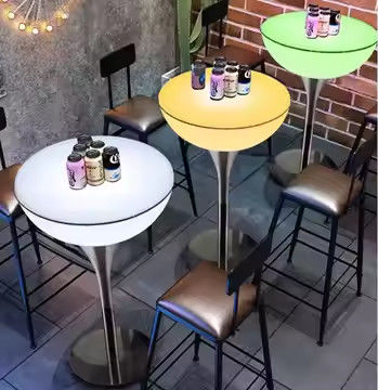 Lumières de table à cocktail à LED