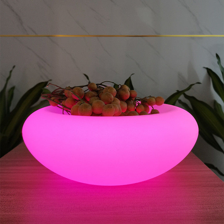 SMD 5050 LED Fruit Bowl rechargeable 16 changements de couleur pour la fête