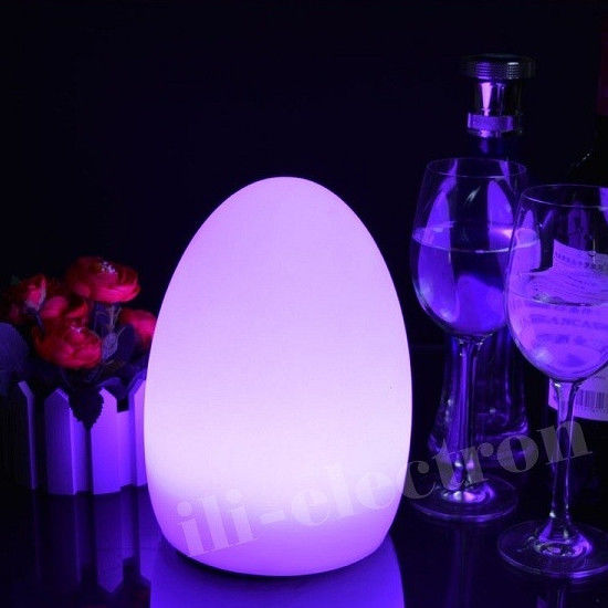 Chargeuse USB LED moderne batterie au lithium intégrée batterie intégrée rechargeable lampe à œuf LED chambre à coucher