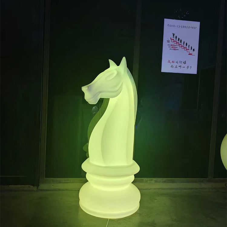 Lumière de jardin de cheval de mer de changement de forme de couleur Lumière LED en plastique rechargeable