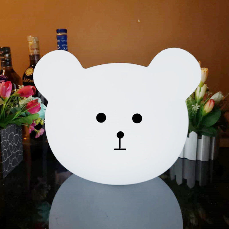 Vente à chaud de l'usine Ours de forme colorée LED