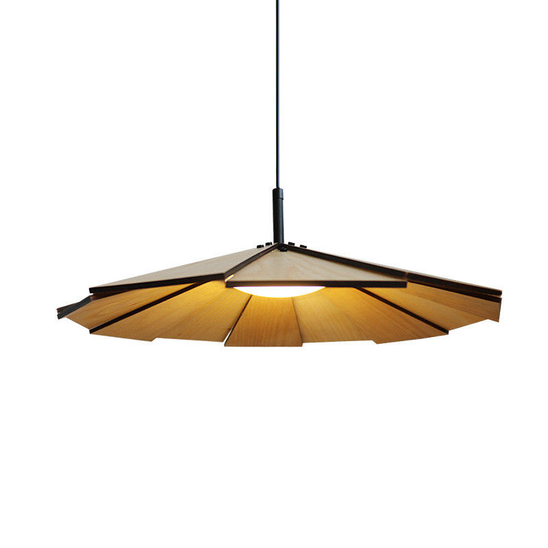 Bonne qualité pendant mur intérieur bambou bois chambre à coucher lampe en rotin ombre lampes artisanales