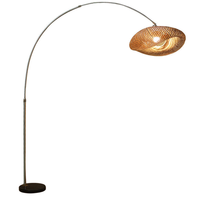 Meilleure qualité Décoration moderne métal debout lampe de lecture à LED créatif lampe de sol de pêche