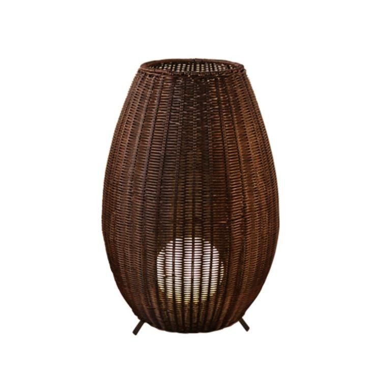 35cm/45cm/78cm/128cm hauteur lampes de sol en rotin