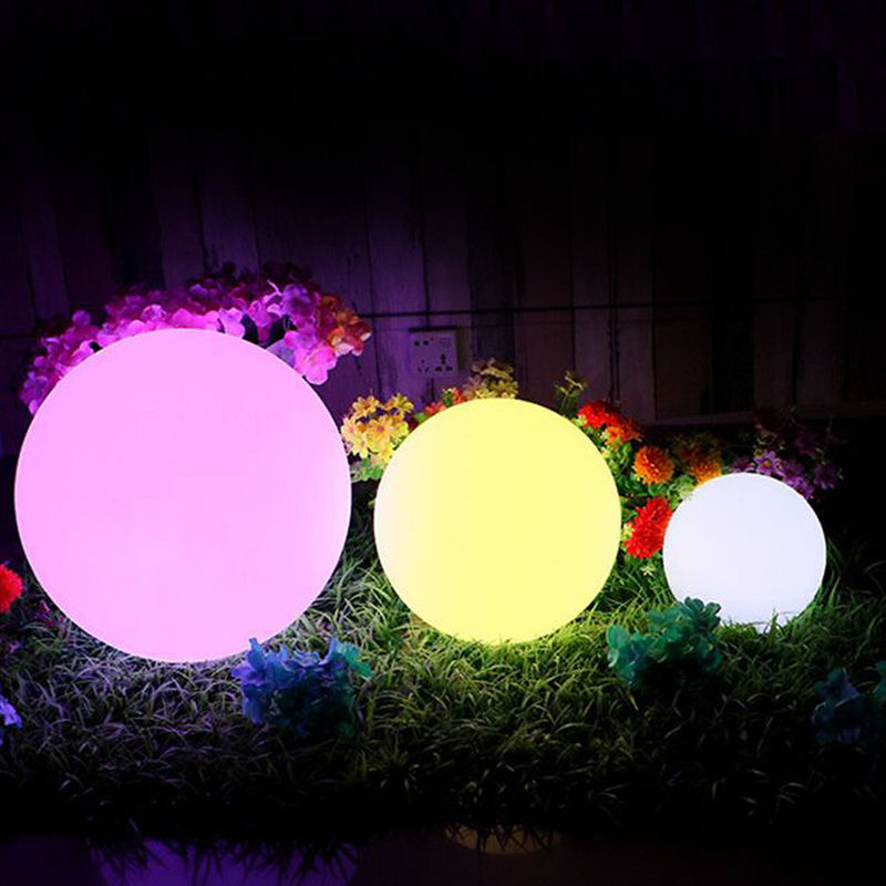 30cm Lumière à boule lumineuse solaire IP54 étanche pour la décoration du sol
