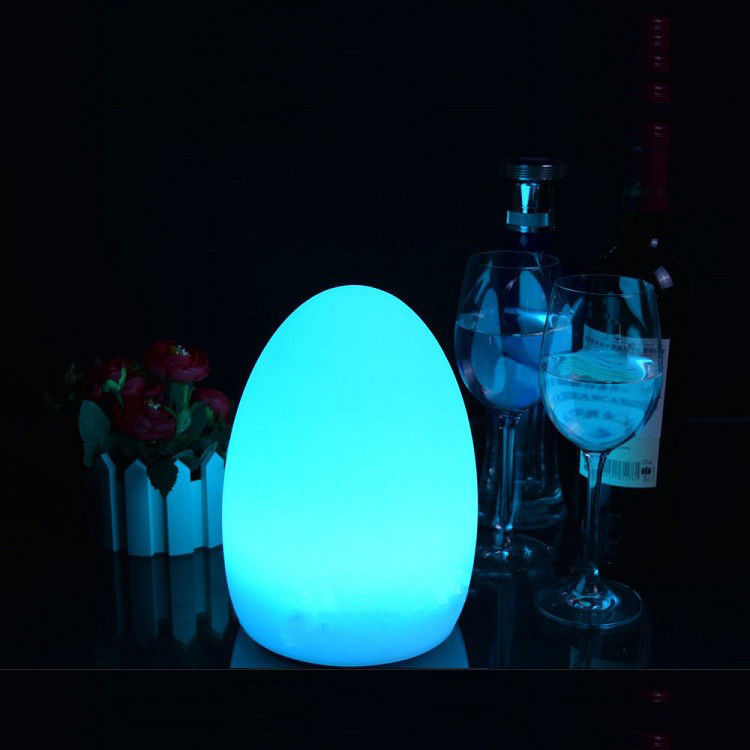 Lampes à œufs LED en plastique à commande à distance IP65 étanche pour la décoration des fêtes