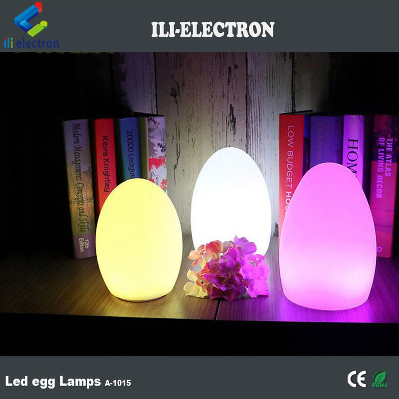 Lumières LED en forme d'oeuf mini éclairées 16 couleurs changeantes avec télécommande