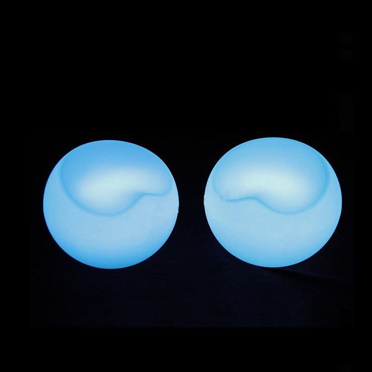 nouveau design multicolore RGB imperméable à l' eau LED chaise à pomme lumineuse