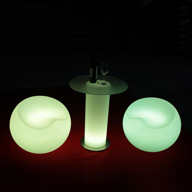 Muti Couleur RGB LED lumière Table à cocktail, étanche lumineux meubles de bar