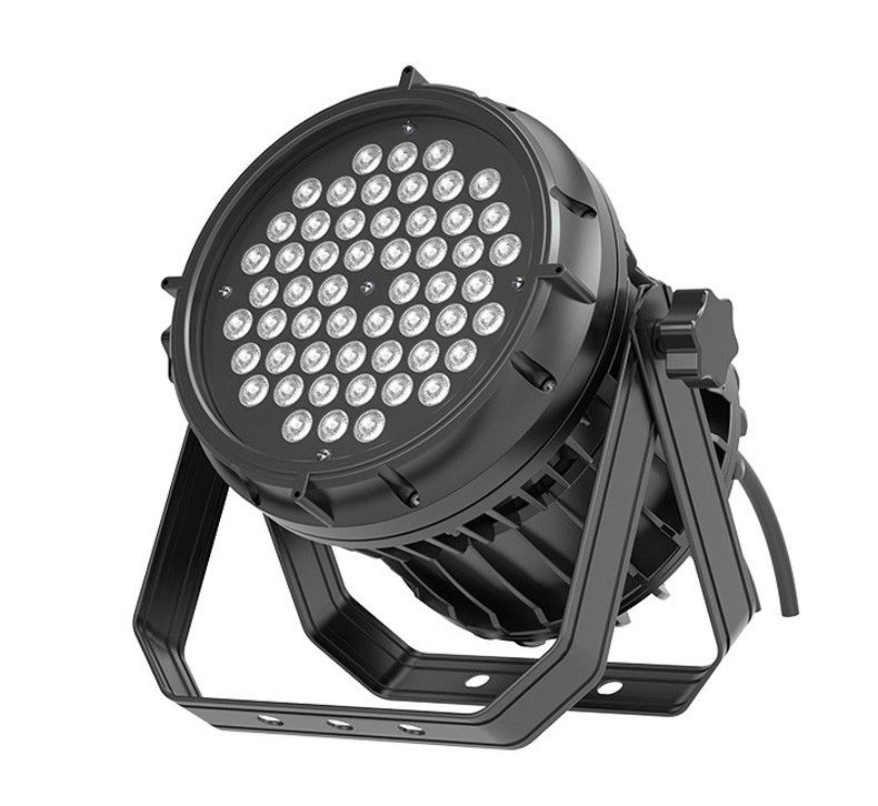 3W étanche à l'eau tête mobile LED lampes de scène 54 faisceaux pour les événements en plein air