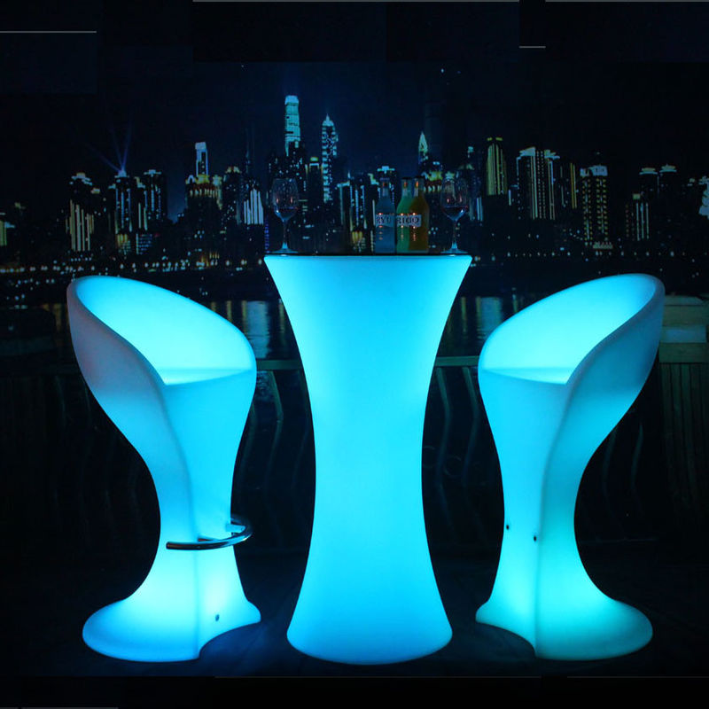 Table à cocktails LED pour événement Fête de mariage Bar Club Pub Méthode d'expédition par mer